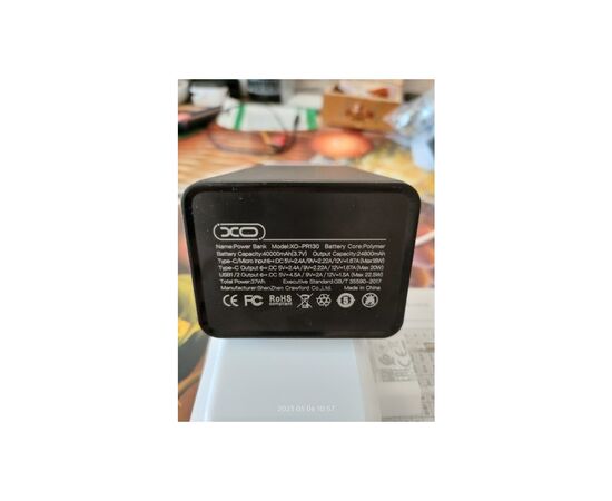 Батарея универсальная XO 40000mAh, PD/20W, QC3.0/22.5W, Input(MicroUSB,Type-C), Output(2*USB,Type-C), Black (XO-PR130B / 29301), изображение 4 Батарея универсальная XO 40000mAh, PD/20W, QC3.0/22.5W, Input(MicroUSB,Type-C), Output(2*USB,Type-C), Black (XO-PR130B / 29301), изображение 4