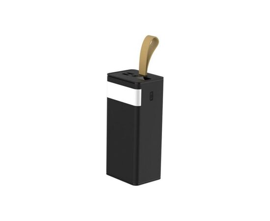Батарея універсальна XO 40000mAh, PD/20W, QC3.0/22.5W, Input(MicroUSB,Type-C), Output(2*USB,Type-C), Black (XO-PR130B / 29301)