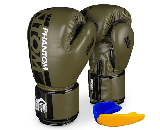 Боксерские перчатки Phantom APEX Army Green 12oz (PHBG2400-12)