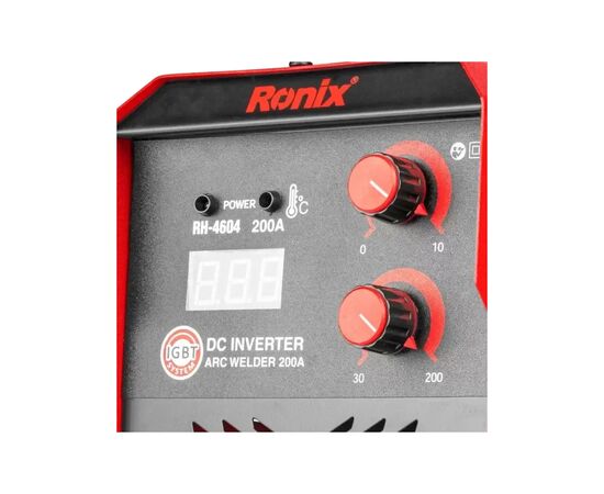 Сварочный аппарат Ronix 200А (RH-4604), изображение 7 Сварочный аппарат Ronix 200А (RH-4604), изображение 7