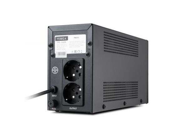 Источник бесперебойного питания Vinga LED 600VA metal case (VPE-600M), изображение 3 Источник бесперебойного питания Vinga LED 600VA metal case (VPE-600M), изображение 3