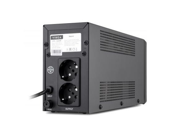 Источник бесперебойного питания Vinga LCD 600VA metal case (VPC-600M), изображение 3 Источник бесперебойного питания Vinga LCD 600VA metal case (VPC-600M), изображение 3