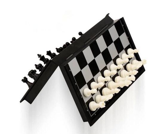 Настольная игра Voltronic Шахматы на магните U3, средние, Black/White (3810B-C), изображение 2 Настольная игра Voltronic Шахматы на магните U3, средние, Black/White (3810B-C), изображение 2