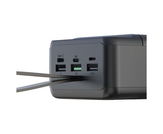 Батарея универсальная XO 50000mAh, PD/18W, QC3.0/22.5W, flashlight, Input(Micro,Type-C,Lightning), Output(3*USB,Type-C) (XO-PR158 / 29211), изображение 3 Батарея универсальная XO 50000mAh, PD/18W, QC3.0/22.5W, flashlight, Input(Micro,Type-C,Lightning), Output(3*USB,Type-C) (XO-PR158 / 29211), изображение 3