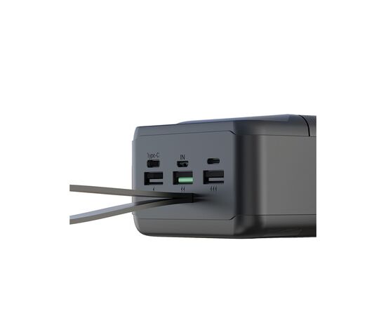 Батарея універсальна XO 80000mAh, PD/18W, QC3.0/22.5W, flashlight, Input(Micro,Type-C,Lightning), Output(3*USB,Type-C) (XO-PR160 / 29209), зображення 3 Батарея універсальна XO 80000mAh, PD/18W, QC3.0/22.5W, flashlight, Input(Micro,Type-C,Lightning), Output(3*USB,Type-C) (XO-PR160 / 29209), зображення 3