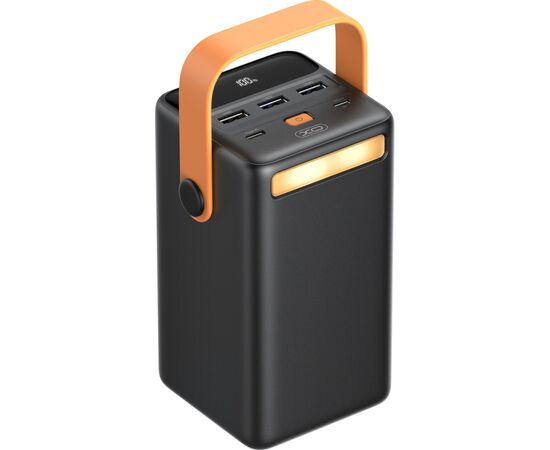 Батарея універсальна XO 50000mAh, PD/20W, QC3.0/22.5W, flashlight, Input(Type-C,MicroUSB), Output(3*USB,Type-C) (XO-PR168 / 29187)