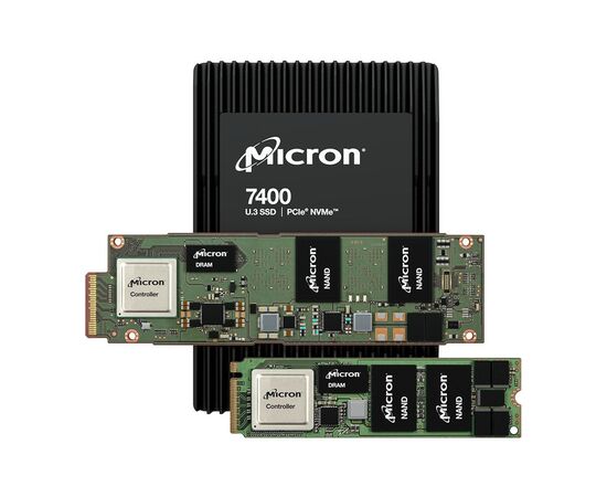 Накопичувач SSD M.2 22110 3,84TB 7400 PRO Micron (MTFDKBG3T8TDZ-1AZ1ZABYYR), зображення 2 Накопичувач SSD M.2 22110 3,84TB 7400 PRO Micron (MTFDKBG3T8TDZ-1AZ1ZABYYR), зображення 2