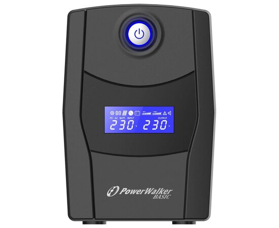 Источник бесперебойного питания PowerWalker Basic VI 800 STL (10121073), изображение 2 Источник бесперебойного питания PowerWalker Basic VI 800 STL (10121073), изображение 2
