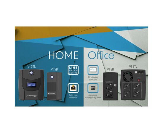 Источник бесперебойного питания PowerWalker Basic VI 800 STL (10121073), изображение 4 Источник бесперебойного питания PowerWalker Basic VI 800 STL (10121073), изображение 4