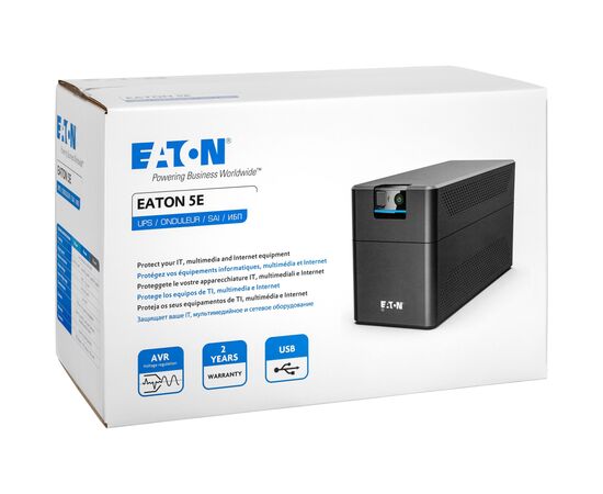 Источник бесперебойного питания Eaton 5E1200UD 1200VA (5E1200UD), изображение 4 Источник бесперебойного питания Eaton 5E1200UD 1200VA (5E1200UD), изображение 4