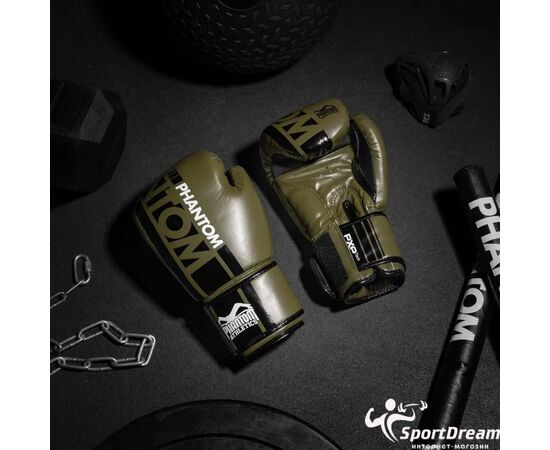 Боксерские перчатки Phantom APEX Army Green 14oz (PHBG2400-14), изображение 7 Боксерские перчатки Phantom APEX Army Green 14oz (PHBG2400-14), изображение 7