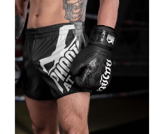 Боксерские перчатки Phantom Muay Thai Black 10oz (PHBG2329-10), изображение 7 Боксерские перчатки Phantom Muay Thai Black 10oz (PHBG2329-10), изображение 7