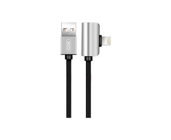Дата кабель NB46 2in1 USB - Lightning + Lightning Audio 2.4А 1.0m Silver XoKo (XO-NB46)