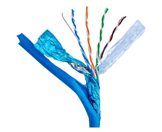 Кабель сетевой FTP 305м, cat.5e, CU, REELEX, 4*2*0,51, PVC, indoor, grey GEAR (GEC-FTPCUR051305)