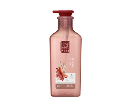 Шампунь KeraSys Dong-Ui Hong Sam Red Ginseng Volumizing для ломких и тонких волос 500 мл (8801046345382)