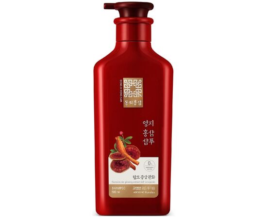 Шампунь KeraSys Dong-Ui Hong Sam Red Ginseng Intensive Nutrition интенсивный питательный 500 мл (8801046367223)