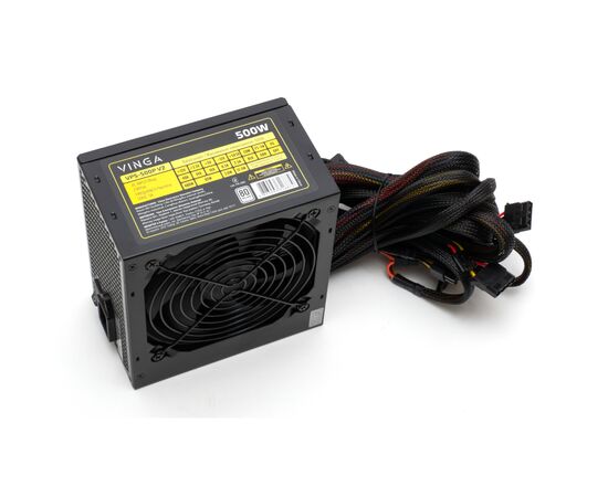 Блок питания Vinga 500W (VPS-500PV2), изображение 2 Блок питания Vinga 500W (VPS-500PV2), изображение 2