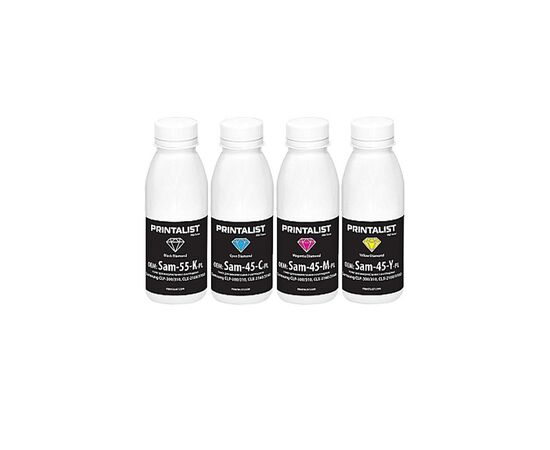 Тонер Samsung CLP-300/310, CLX-2160/3160 SET Black 55г/Сolor 45 Printalist (Sam-CLP300-SET-PL)