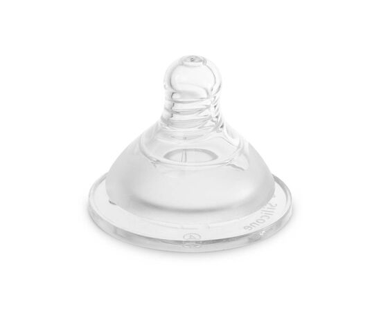 Соска Baboo силиконовая (2 шт), широкий горлышко, поток для густой жидкости, 6+ мес (4-113), изображение 2 Соска Baboo силиконовая (2 шт), широкий горлышко, поток для густой жидкости, 6+ мес (4-113), изображение 2