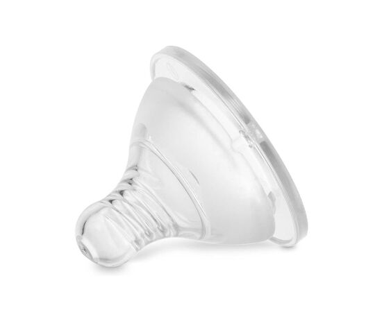 Соска Baboo силиконовая (2 шт), широкий горлышко, поток для густой жидкости, 6+ мес (4-113), изображение 3 Соска Baboo силиконовая (2 шт), широкий горлышко, поток для густой жидкости, 6+ мес (4-113), изображение 3