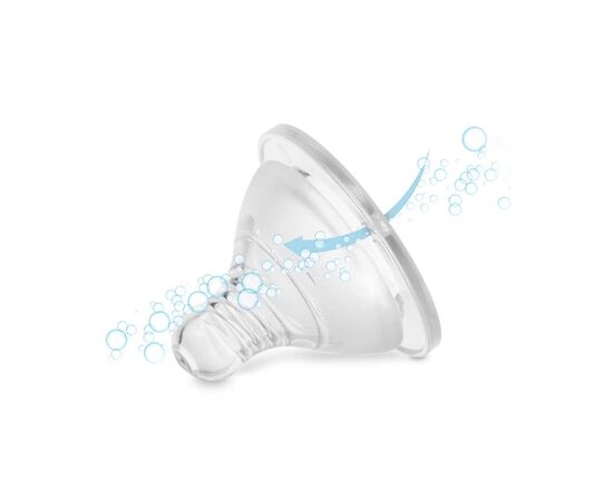 Соска Baboo силиконовая (2 шт), широкий горлышко, поток для густой жидкости, 6+ мес (4-113), изображение 4 Соска Baboo силиконовая (2 шт), широкий горлышко, поток для густой жидкости, 6+ мес (4-113), изображение 4