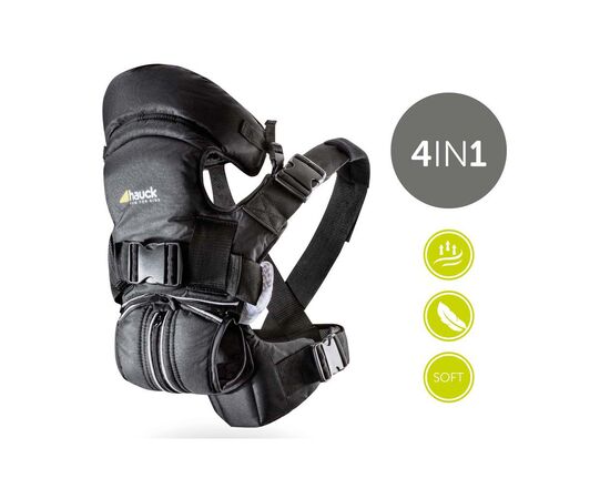 Рюкзак-переноска Hauck 4 Way Carrier Black (58102-5), изображение 3 Рюкзак-переноска Hauck 4 Way Carrier Black (58102-5), изображение 3