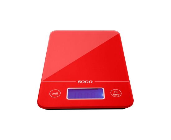 Весы кухонные SOGO BAC-SS-3961-R, изображение 3 Весы кухонные SOGO BAC-SS-3961-R, изображение 3
