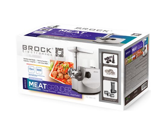 Мясорубка Brock MG 1800 SS (MG1800SS), изображение 2 Мясорубка Brock MG 1800 SS (MG1800SS), изображение 2