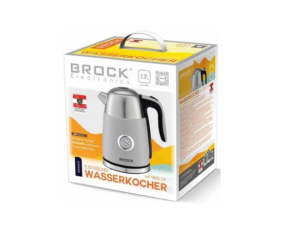 Электрочайник Brock WK 9805 GY (WK9805GY), изображение 2 Электрочайник Brock WK 9805 GY (WK9805GY), изображение 2