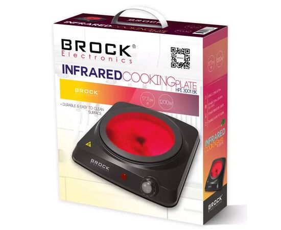 Настольная плита Brock HPI 3001 BK (HPI3001BK), изображение 2 Настольная плита Brock HPI 3001 BK (HPI3001BK), изображение 2