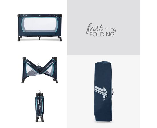 Детский манеж Hauck Dream N Play navy/aqua (60429-8), изображение 3 Детский манеж Hauck Dream N Play navy/aqua (60429-8), изображение 3