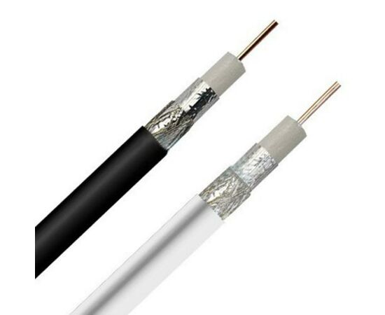 Кабель телевизионный FinMark RG-690, медь, улучшеная оплётка, 305м (F690BVcu black/305)