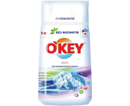 Пральний порошок O'KEY Гірська свіжість 6 кг (4820049381863)