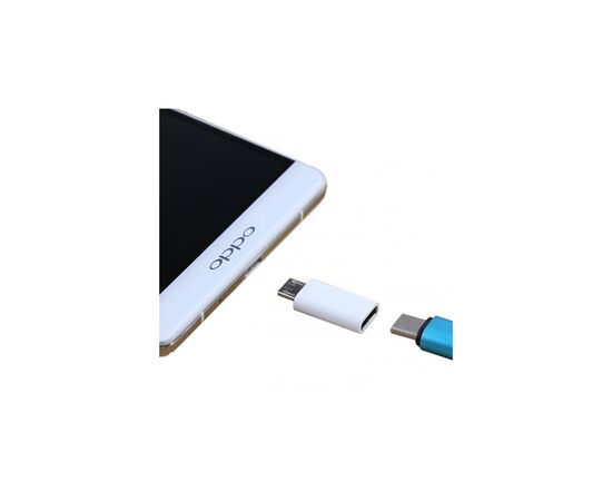 Переходник Lapara Micro USB Male to USB 3.1 Type-C Female white (LA-MaleMicroUSB-TypeC-Female white), изображение 3 Переходник Lapara Micro USB Male to USB 3.1 Type-C Female white (LA-MaleMicroUSB-TypeC-Female white), изображение 3