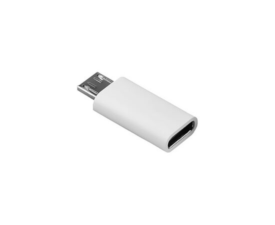 Переходник Lapara Micro USB Male to USB 3.1 Type-C Female white (LA-MaleMicroUSB-TypeC-Female white)