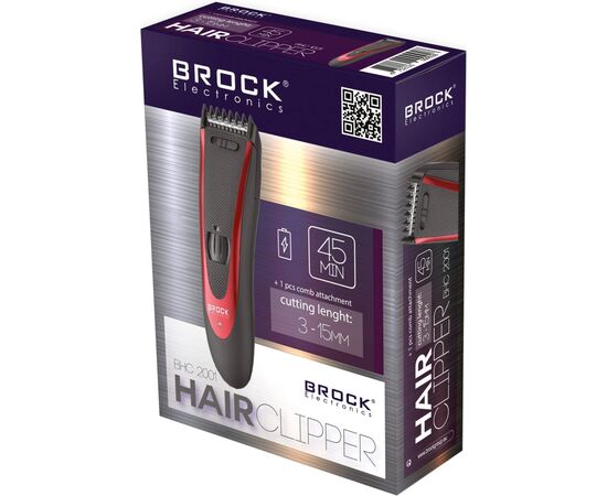 Машинка для стрижки Brock BHC 2001 (BHC2001), изображение 2 Машинка для стрижки Brock BHC 2001 (BHC2001), изображение 2