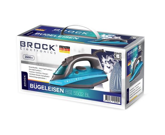 Утюг Brock BSI 5502 BL (BSI5502BL), изображение 5 Утюг Brock BSI 5502 BL (BSI5502BL), изображение 5