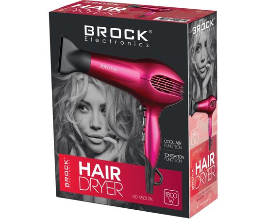 Фен Brock HD 9501 PK (HD9501PK), изображение 2 Фен Brock HD 9501 PK (HD9501PK), изображение 2
