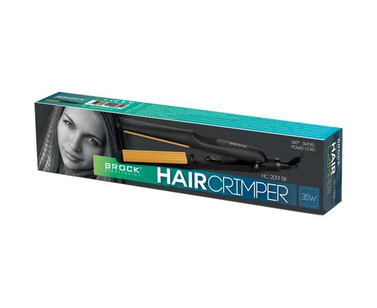 Выпрямитель для волос Brock HC 2001 BK (HC2001BK), изображение 2 Выпрямитель для волос Brock HC 2001 BK (HC2001BK), изображение 2