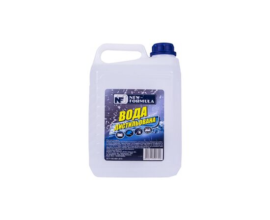 Вода дистиллированная NEW FORMULA 5л (4820215591799)