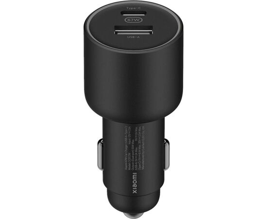 Зарядное устройство Xiaomi 67W Car Charger USB/Type-C (BHR6814GL) (973434)