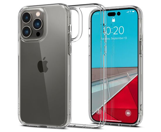 Чехол для мобильного телефона Spigen Apple iPhone 14 Pro Max Ultra Hybrid, Crystal Clear (ACS04816), изображение 2 Чехол для мобильного телефона Spigen Apple iPhone 14 Pro Max Ultra Hybrid, Crystal Clear (ACS04816), изображение 2