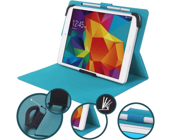 Чехол для планшета Tucano Facile Plus Universal 7-8" light blue (TAB-FAP8-Z), зображення 2 Чехол для планшета Tucano Facile Plus Universal 7-8" light blue (TAB-FAP8-Z), зображення 2