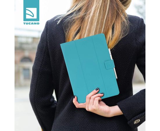 Чехол для планшета Tucano Facile Plus Universal 7-8" light blue (TAB-FAP8-Z), зображення 4 Чехол для планшета Tucano Facile Plus Universal 7-8" light blue (TAB-FAP8-Z), зображення 4