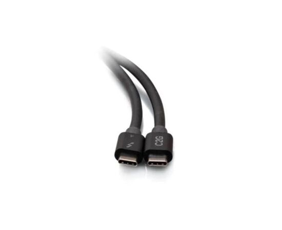 Дата кабель USB-C Thunderbolt 4 0.8m 40Gbs Black C2G (C2G28886), зображення 2 Дата кабель USB-C Thunderbolt 4 0.8m 40Gbs Black C2G (C2G28886), зображення 2