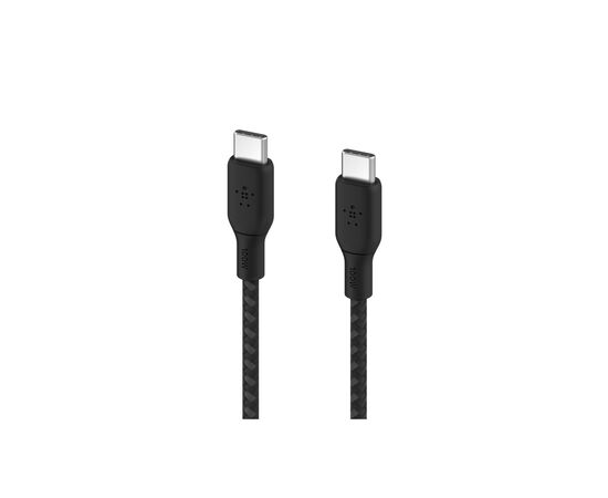 Дата кабель USB-C to USB-C 2.0m 100W black Belkin (CAB014BT2MBK), изображение 3 Дата кабель USB-C to USB-C 2.0m 100W black Belkin (CAB014BT2MBK), изображение 3