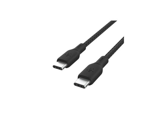 Дата кабель USB-C to USB-C 2.0m 100W black Belkin (CAB014BT2MBK), изображение 5 Дата кабель USB-C to USB-C 2.0m 100W black Belkin (CAB014BT2MBK), изображение 5