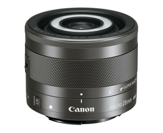 Объектив Canon EF-M 28mm f/3.5 Macro STM (1362C005), изображение 2 Объектив Canon EF-M 28mm f/3.5 Macro STM (1362C005), изображение 2