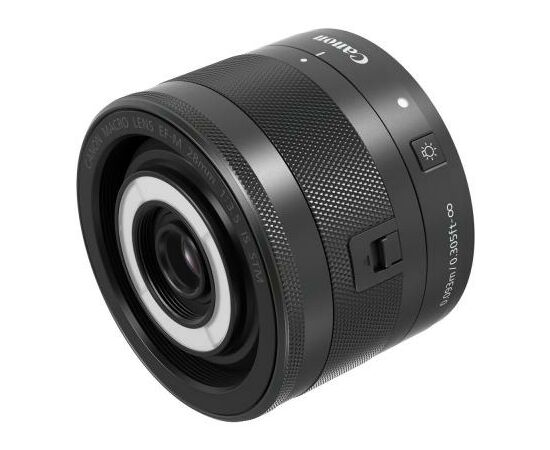 Объектив Canon EF-M 28mm f/3.5 Macro STM (1362C005), изображение 3 Объектив Canon EF-M 28mm f/3.5 Macro STM (1362C005), изображение 3
