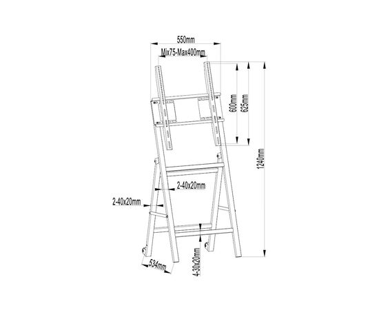 Стойка презентационная Sector FS64 Black, изображение 8